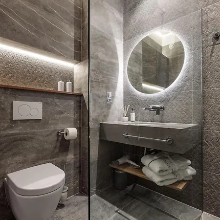 Apartament Skyline Z Basenem - Hanza Tower Apartman Szczecin